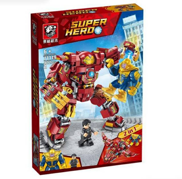 Đồ Chơi Lego Siêu Anh Hùng Marvel Avenger 2002 Endgame Civil Infinity War Ironman
