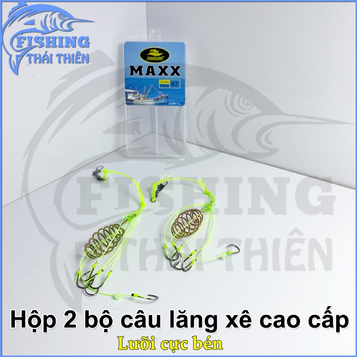 Combo hộp 2 bộ lăng xê câu cá Maxx lưỡi cực bén