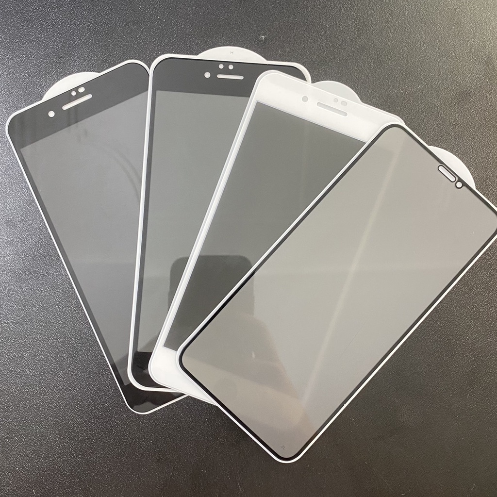 Cường lực Iphone chống nhìn trộm full màn, chống vân cho iphone 6/7/8/6Plus/7Plus/X/XR/Xs Max