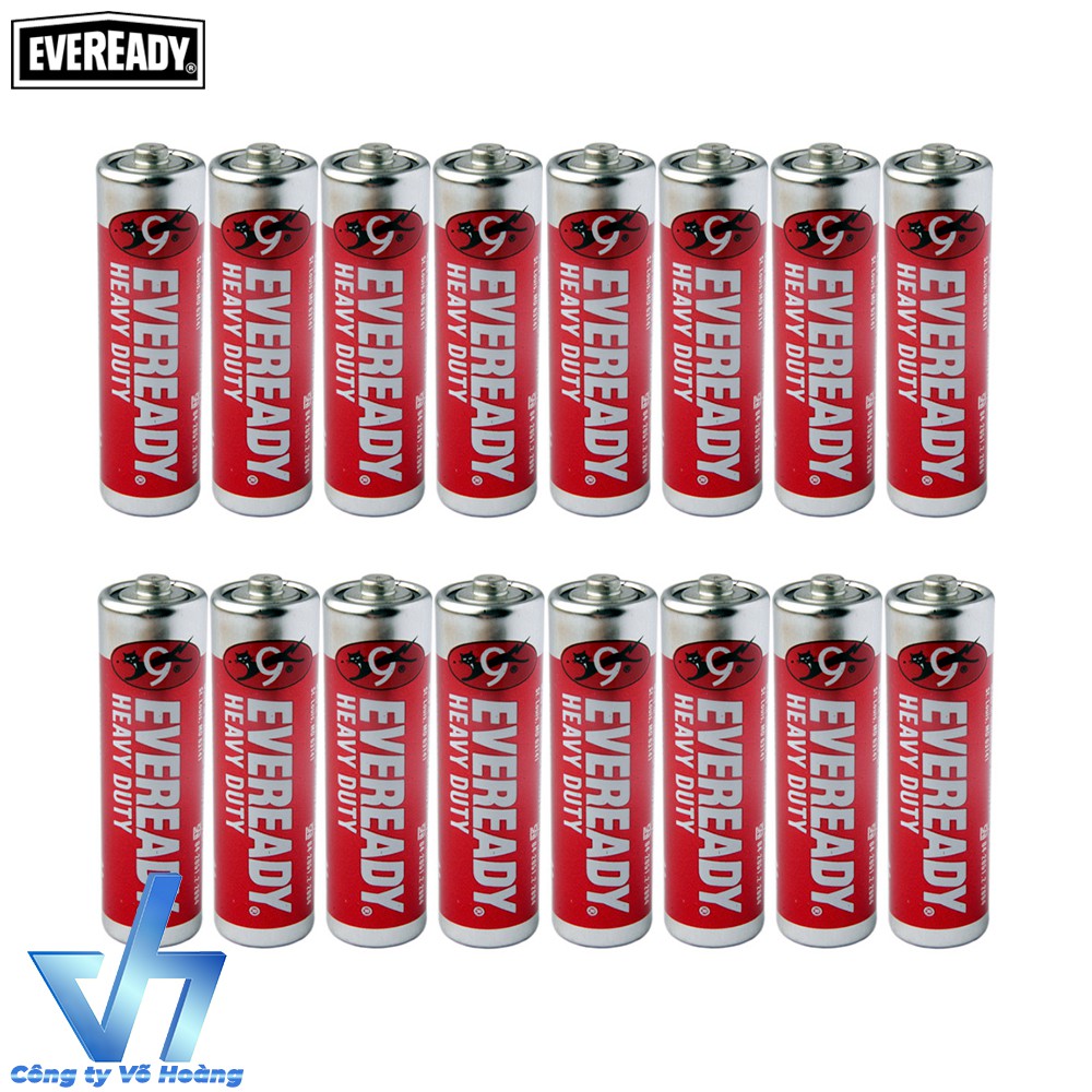 Bộ 16 pin AA Eveready Heavy Duty (Đỏ)