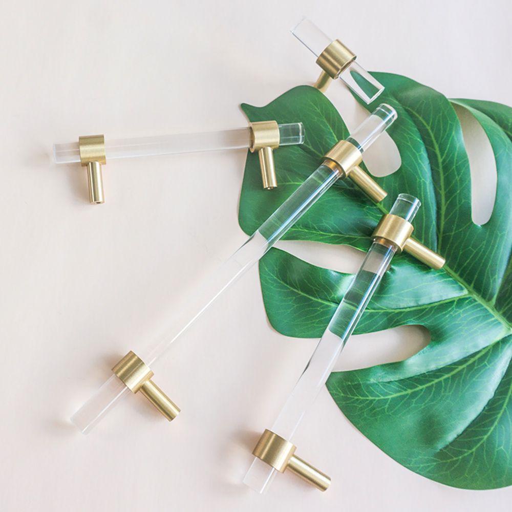 KUNHEV Tay Nắm Cửa Tủ Bằng Acrylic Trong Suốt Tiện Dụng Cho Phòng Tắm / Tủ Quần Áo