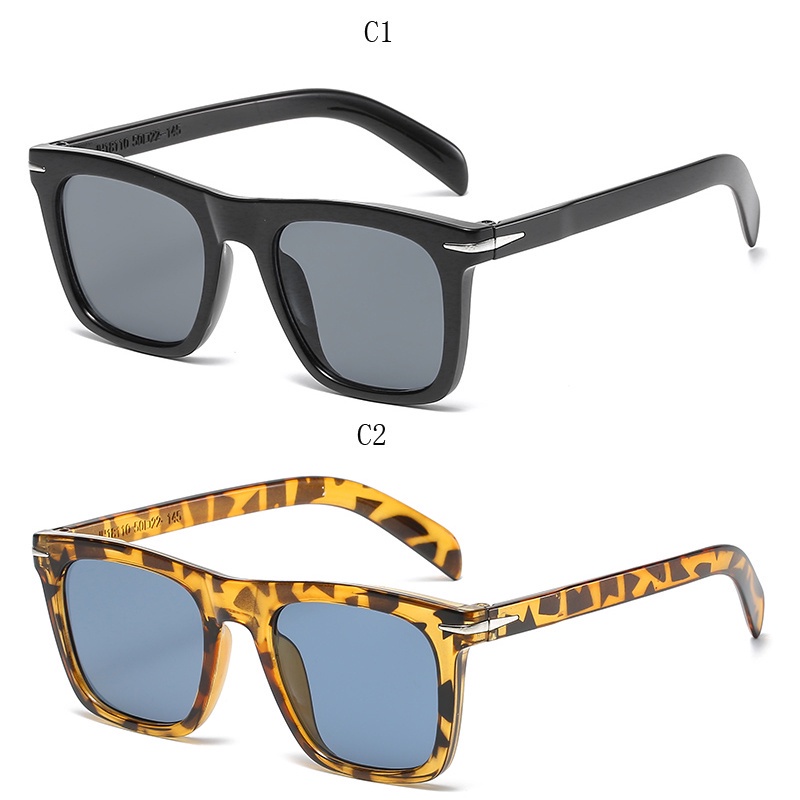 Kính Mát Gọng Vuông Chống Tia UV400 Thời Trang Dành Cho Nam Và Nữ