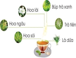 Trà sâm dứa 1 gói 350g thanh nhiệt mát gan hỗ trợ mất ngủ hiệu quả. thơm ngon dễ uống