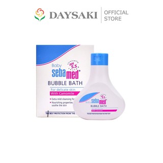Sebamed sữa tắm dịu nhẹ toàn thân sebamed baby bubble bath ph5.5 200ml