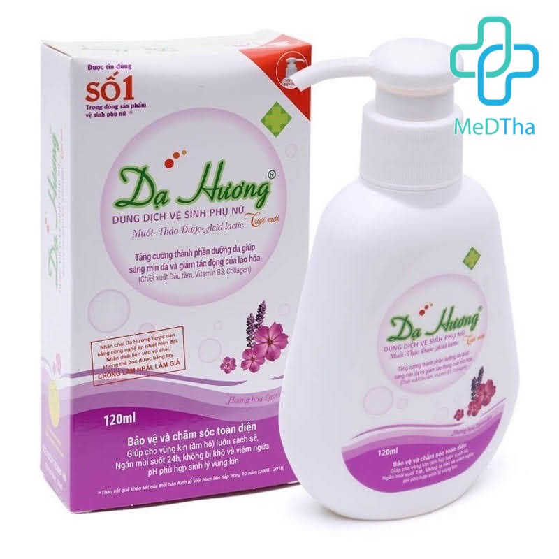 Dung dịch Vệ sinh phụ nữ Dạ Hương 50ml - 100ml - 120ml [Chính Hãng]