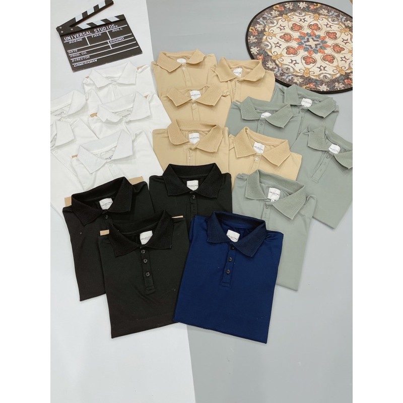 Áo phông polo nam trơn 5 màu