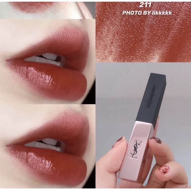 Son YSL Rouge Pur Couture The Slim Glow Matte 202, 211, 214 | BigBuy360 - bigbuy360.vn