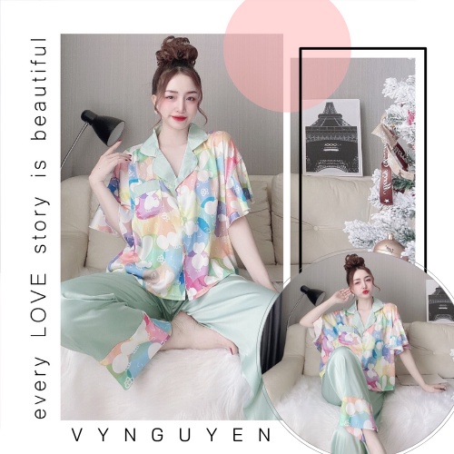 Đồ bộ cánh tiên lụa cao cấp