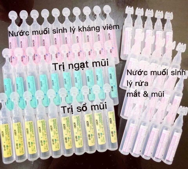 Nhỏ mũi Gifrer tép vàng, tép xanh, tép hồng