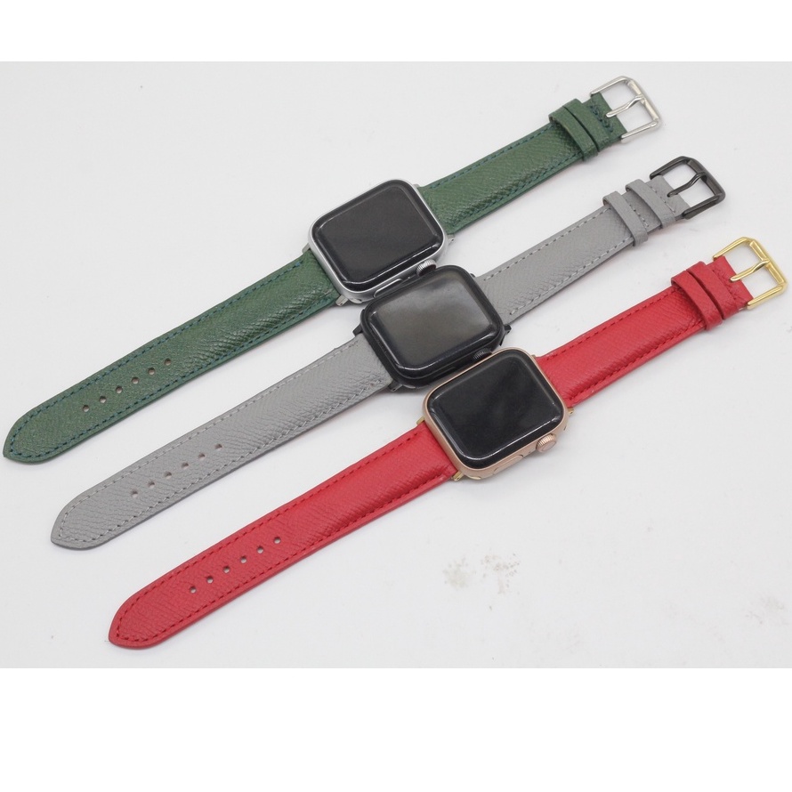 Dây Đeo Thay Thế Apple Watch, Dây Da Đồng Hồ APPLE WATCH Da EPSOM Cao Cấp Phù Hợp Với Mặt 38mm,40mm,41mm,42mm,44mm,45mm