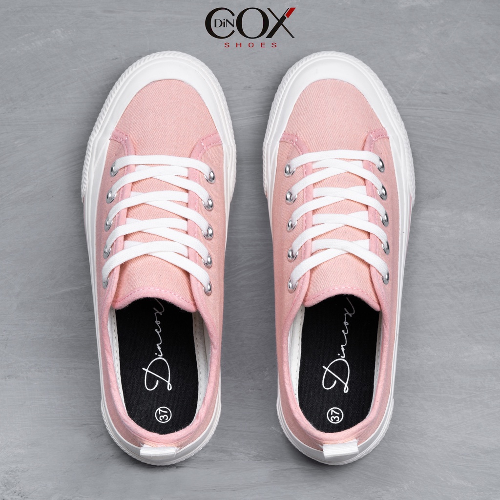 Giày Sneaker Dincox Nữ Vải Canvas C20 Pink Chính Hãng Cá Tính