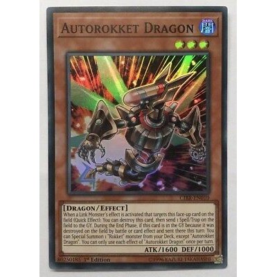 Thẻ bài YUGIOH - Autorokket Dragon - CIBR-EN010 - Super Rare 1st Edition