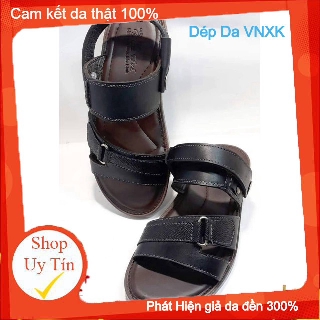 👑  Dép Nam quai hậu đế da - MÃ T1 XA20 👑