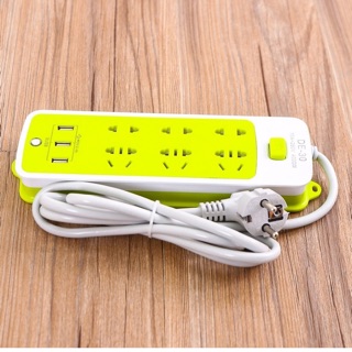 Ổ cắm điện đa năng tích hợp 3 cổng sạc USB