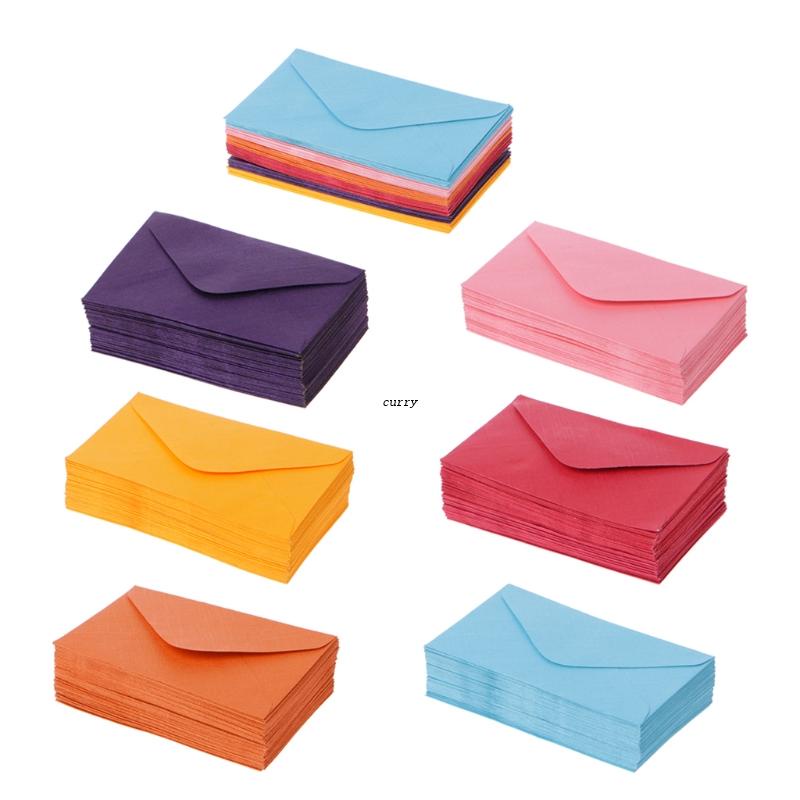 ✿ 50 Thiệp Mời Đám Cưới, Sinh Nhật 2.4 '' x 4 '' Nhiều Màu Sắc