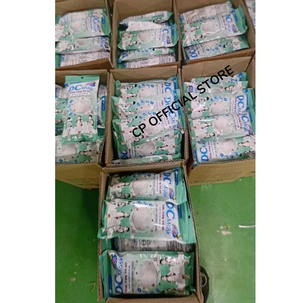 Combo 50 chiếc khẩu trang trẻ em 4D KF94 chính hãng Dũng Công