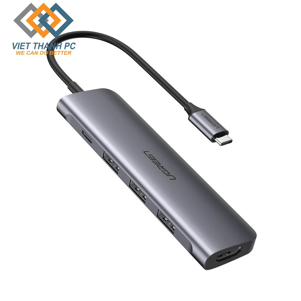 Cáp USB Type-C Sang HDMI/ Hub USB 3.0 Ugreen 50209 Chính Hãng