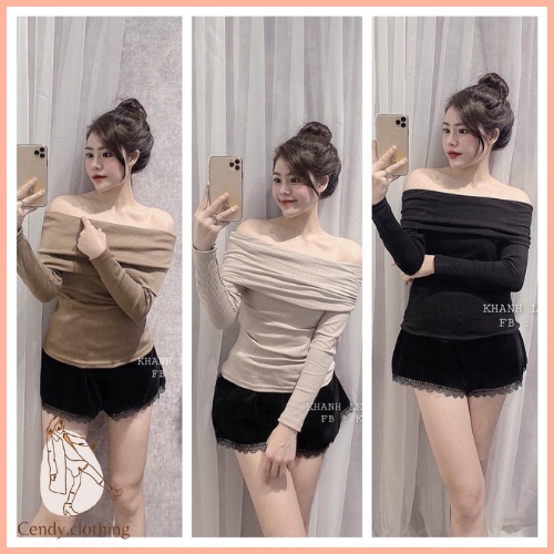 [Hàng Cao Cấp] Áo Tăm Ngang Vai Cendy Clothing Cực Kì Quyến Rũ Dễ Phối Đồ - CD089
