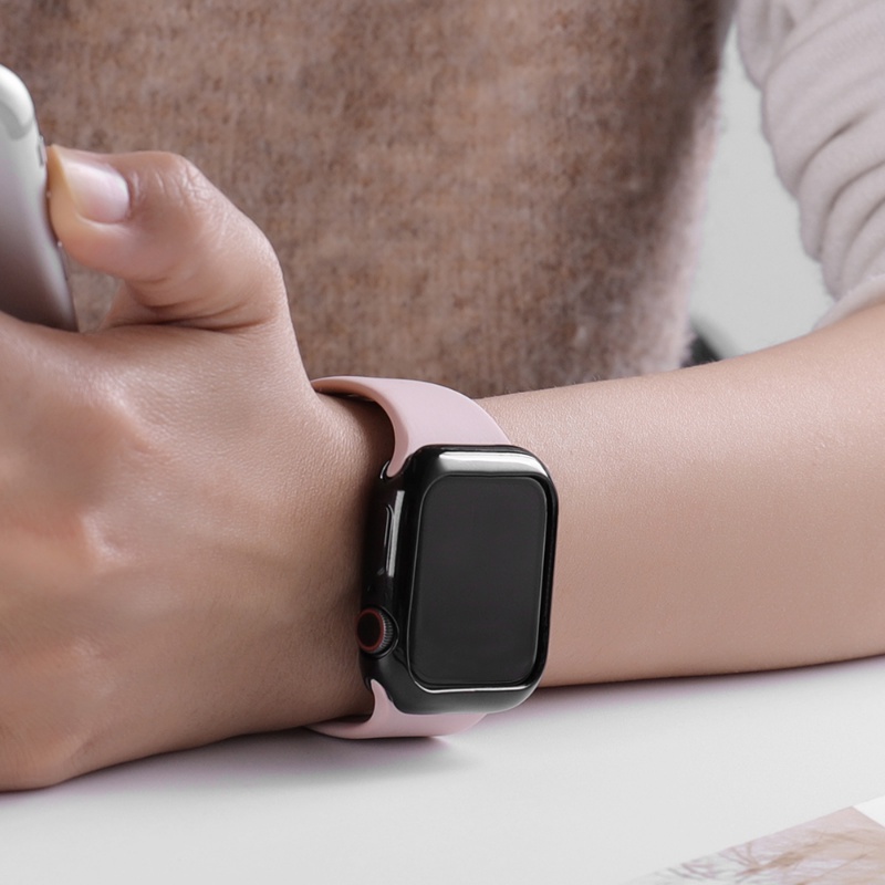 Ốp Bảo Vệ Bằng TPU Mềm Siêu Mỏng Trong Suốt Cho Apple Watch 7 6 SE 4 3 2 1 42MM 38MM iWatch 5 45MM 41MM 44MM 40MM
