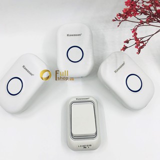 Chuông cửa không dây 1 nút nhấn 3 chuông báo (1 nút 3 vị trí chuông báo) Kawasan DB668A-02B68A