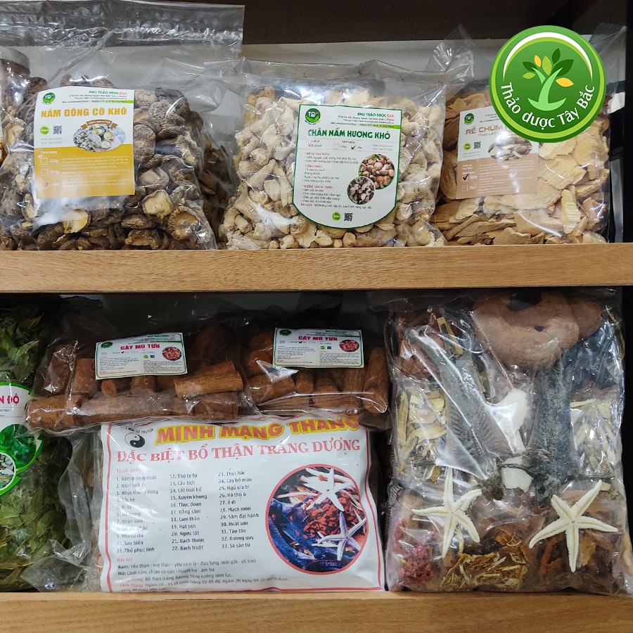 Minh mạng thang, chuẩn 33 vị, 1 thang 2 kg + 1kg rễ cây mú từn, hỗ trợ nam giới, tăng cường sức khỏe