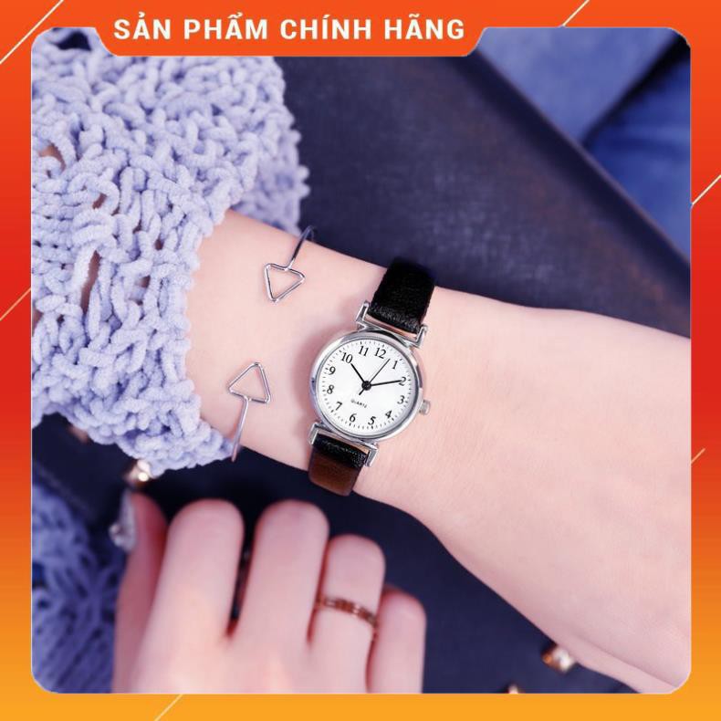 [Hàng Chính Hãng]  Đồng hồ thời trang nữ dây da AKS05 mặt số dể dàng xem giờ [Uy tín về chất lượng] | BigBuy360 - bigbuy360.vn