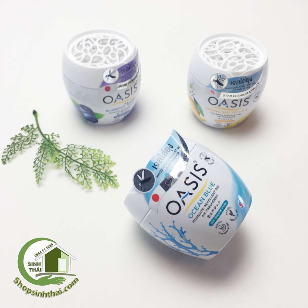 Sáp thơm khử mùi và đuổi muỗi Thái Lan Oasis 180gr - Đuổi muỗi rất hay - hương thơm an toàn dùng được cho cả trẻ sơ sinh