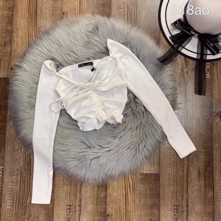 🔥Áo Bẹt Vai Gân Tay Dài