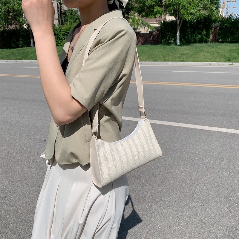 Túi Cói Đeo Vai Thiết Kế Mới Kiểu Dáng Đơn Giản Thời Trang Dành Cho Mùa Hè