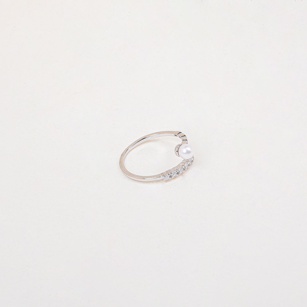 Nhẫn Bạc Nữ S925 Nạm Đá Cá Tính Linen N062106 - MonLilas Jewelry