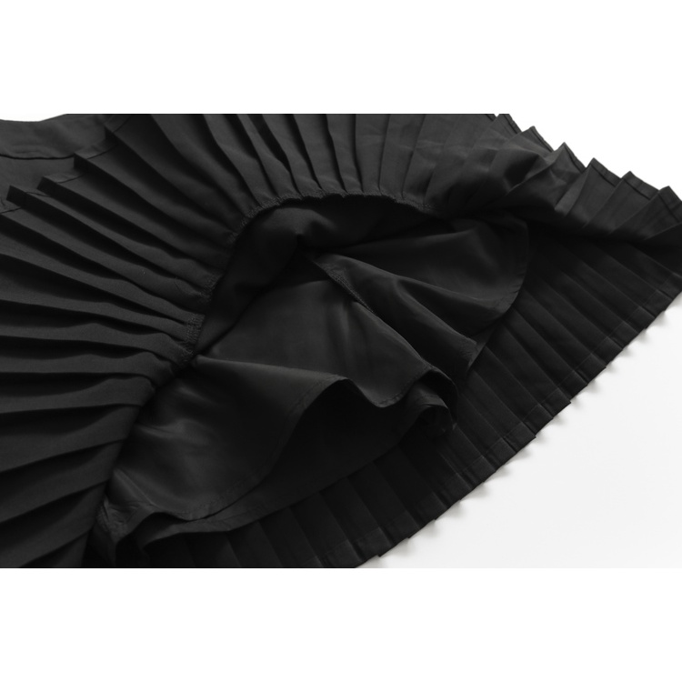 X652 Chân váy xếp ly xuất dư của LEDIN 2 tầng