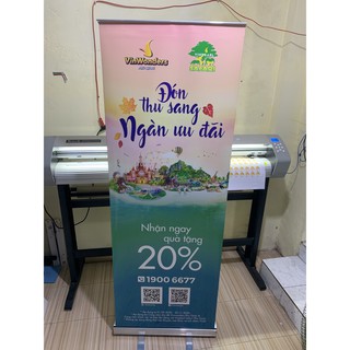 Khung Standee cuốn banner nhôm loại thường 60x160cm