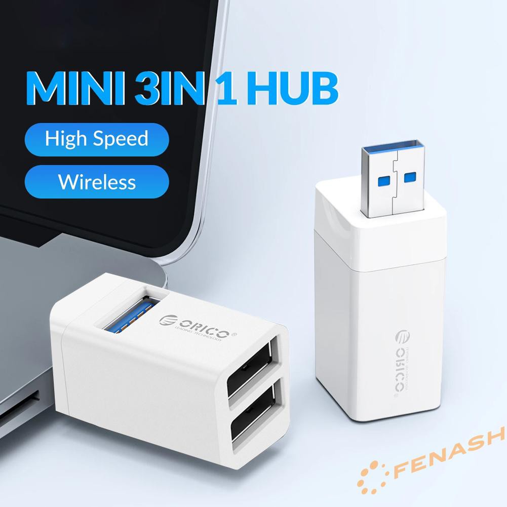 Hub Chia 3 Cổng Usb 2.0 3.0 Orico Tốc Độ Cao Cho Máy Tính