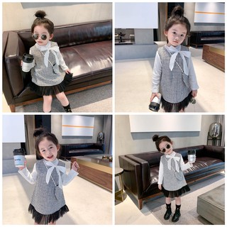 SÉT VÁY DẠ 3 CHI TIẾT CHO BÉ GÁI SIÊU XINH