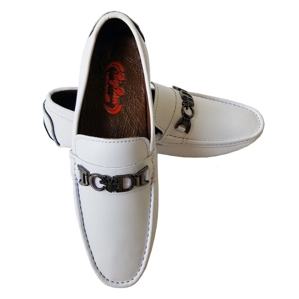 Giày Mọi Nam Da  Bò Thật BIGBEN Cao Cấp GM248