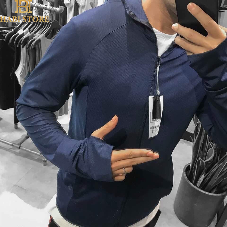 Áo chống nắng nam, áo khoác nắng vải kim cương, chống tia UV thấm hút mồ hôi  HABI STORE
