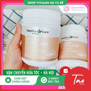 Sụn vi cá mập healthy care shark cartilage 750mg hỗ trợ xương khớp - úc úc