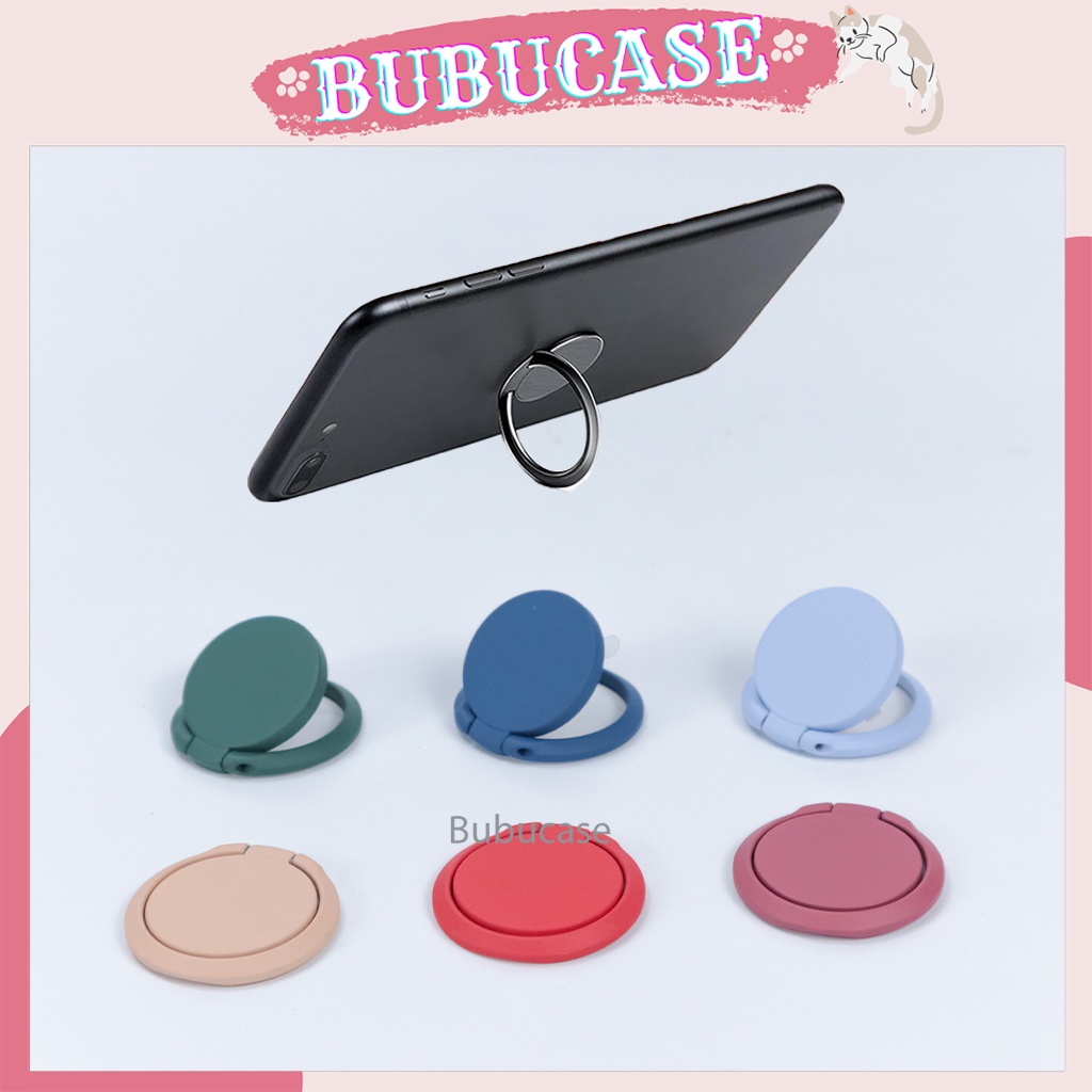 Pop Socket/ Ring Holder/ Giá Đỡ Dán Mặt Lưng Điện Thoại Chất Liệu Kim Loại Cao Cấp Nhiều Màu - Chống Rơi Điện Thoại
