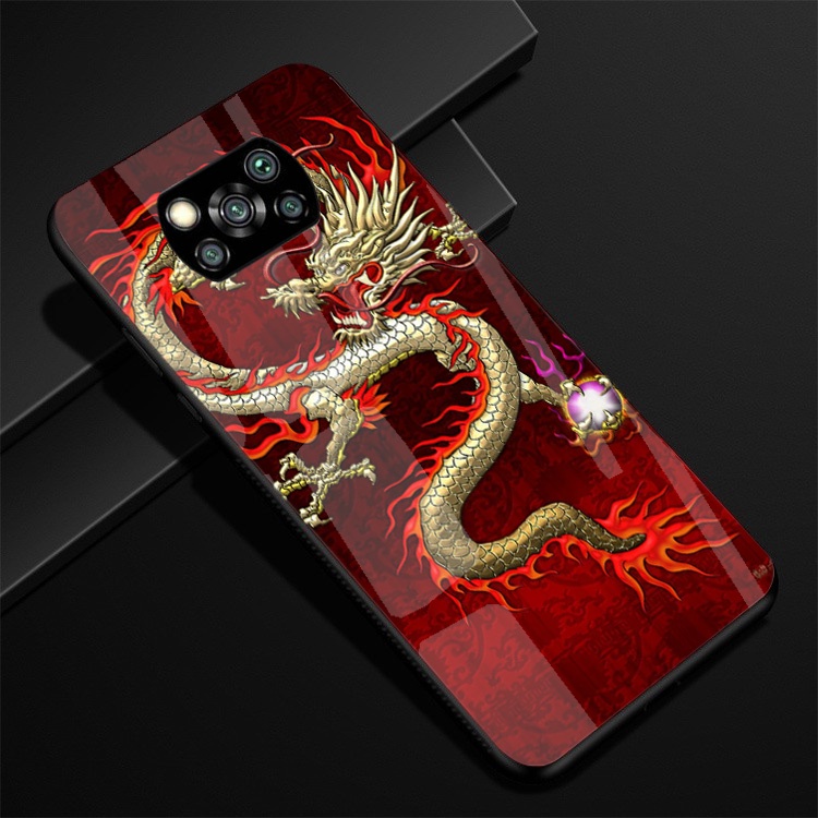 Ốp lưng Xiaomi poco x3 / poco x3 pro mặt lưng ép kính chống bể hình đẹp