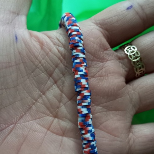 5 Hạt Đất Sét Tròn dẹp 6mm Dùng Làm Trang Sức Diy