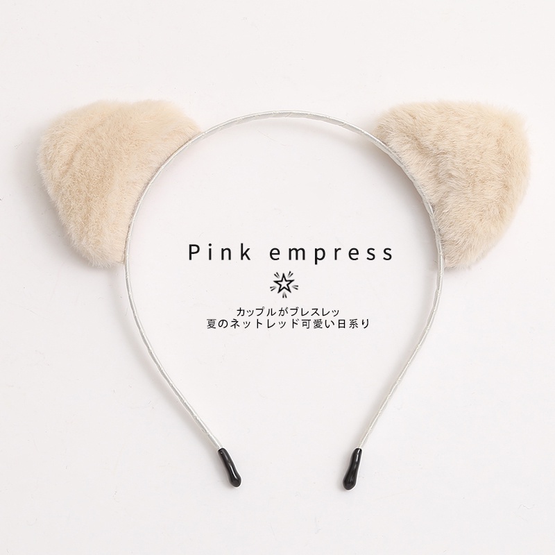 Băng đô cài tóc hình tai mèo phong cách Hàn Quốc đơn giản mới