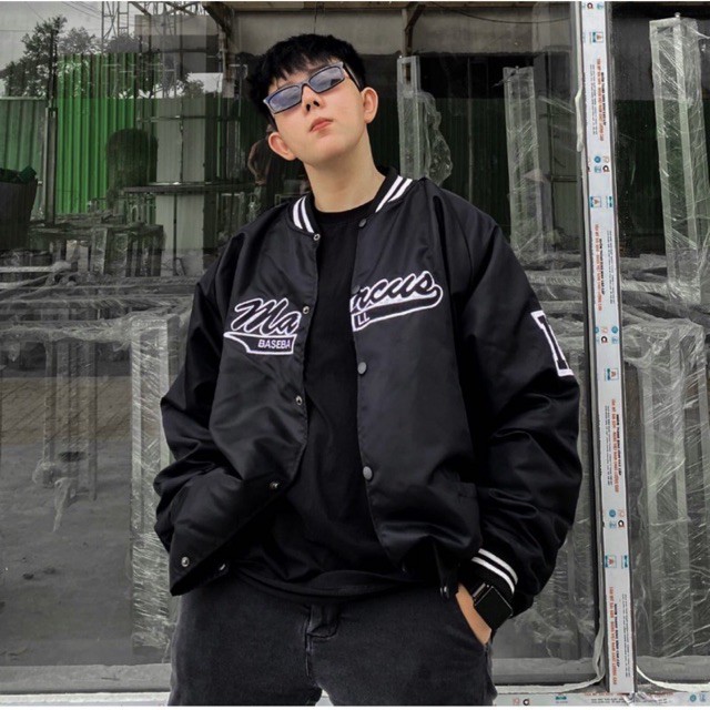 Áo Khoác dù BOMBER marcus NAM NỮ Signature Jacket