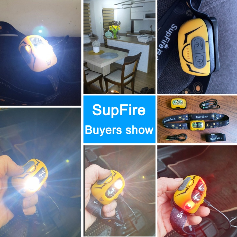 Đèn Led đội đầu Supfire HL05-S có cảm biến chuyển động