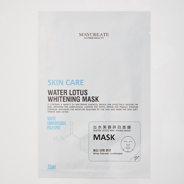 Mặt Nạ Maycreate Skin Care Water Lotus Whitening Mask Dưỡng Ẩm Trắng Da