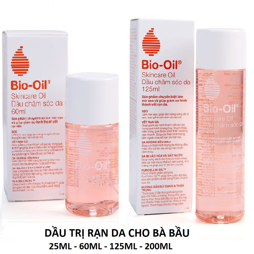 { Nhập Khẩu Chính Hãng Giấy Tờ Đầy Đủ} Dầu Chống Rạn Da Bio Oil Nam Phi (25ml, 60ml, 125ml, 200ml)