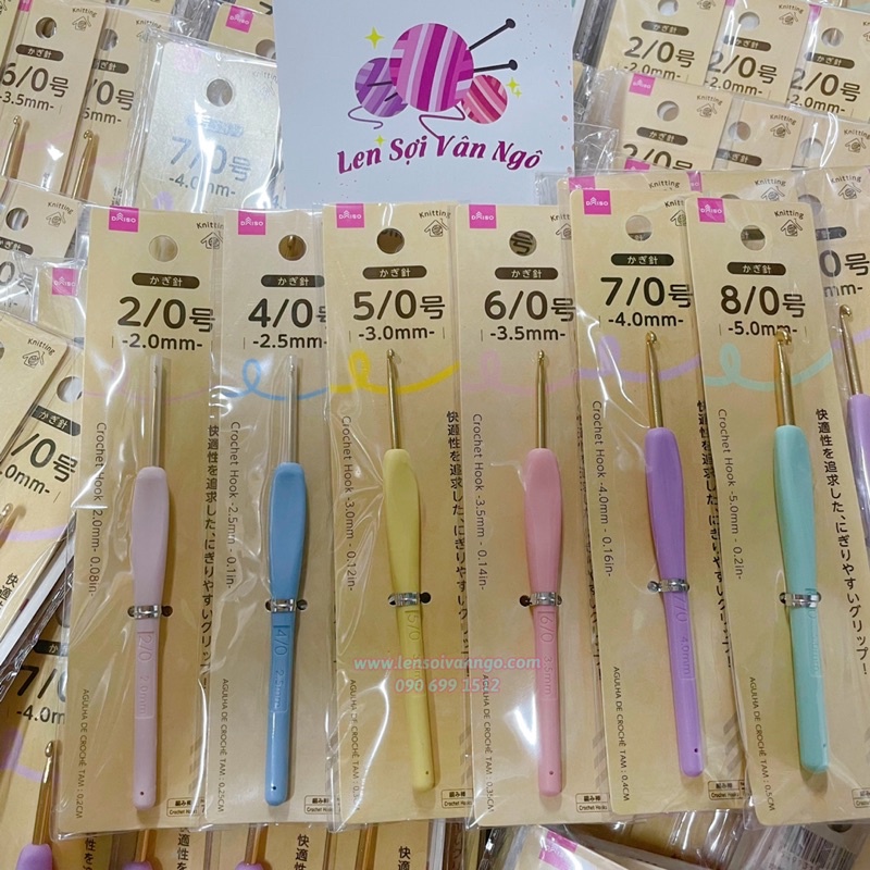 Kim móc len DAISO nội địa Nhật