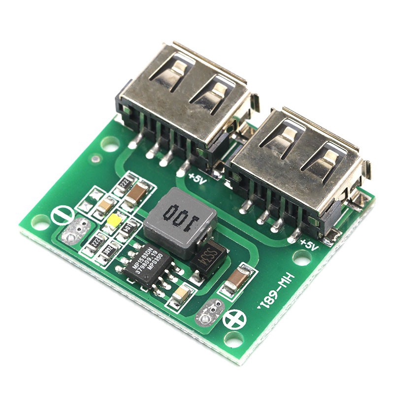 9V 12V 24V đến 5V DC-DC Bộ sạc bước xuống Mô-đun nguồn Dual USB Buck Voltage Board 3A Bộ điều chỉnh sạc sạc trên ô tô