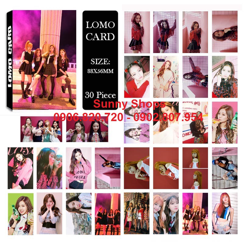 Lomo card hình Black Pink - G-Friend - Monsta X - Mama Moo