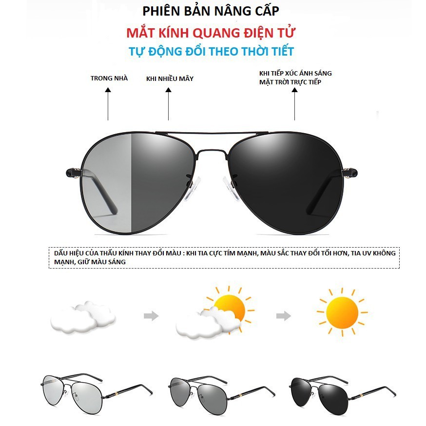 ❤️FREESHIP❤️Kính râm kính mát phân cực UV400 phong cách phi công dành nam nữ đeo khi lái xe ngoài trời | BigBuy360 - bigbuy360.vn