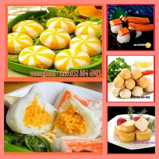 [GIAO TPHCM] Surimi viên thả lẩu (bánh bao trứng cá nhím) Phú Mark 500g _ THỰC PHẨM NƯƠNG FOOD